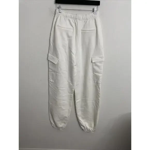 SALLY LAPOINTEcotton JOGGERS Off White size M NWT $290msrp